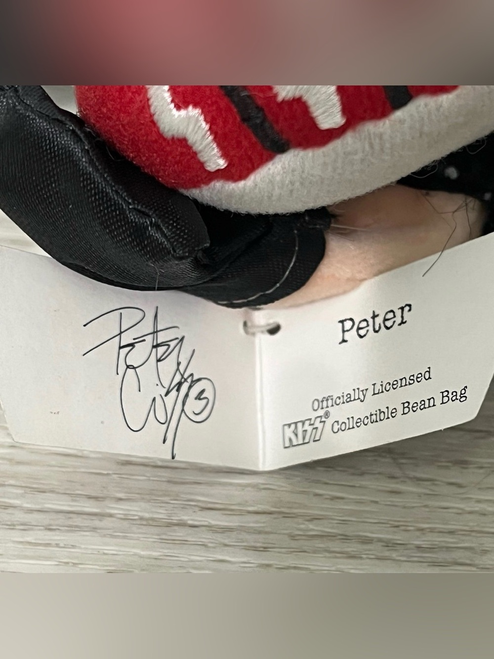 1999 KISS Peter Criss (The Catman) Bean Bag Plush - Picture 11 of 12